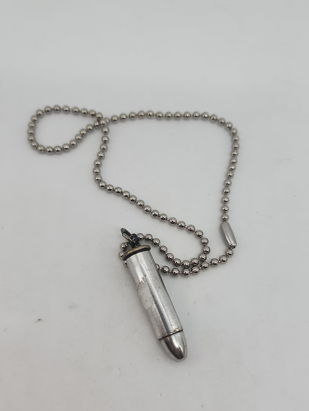 BULLET NECKLACE Silver